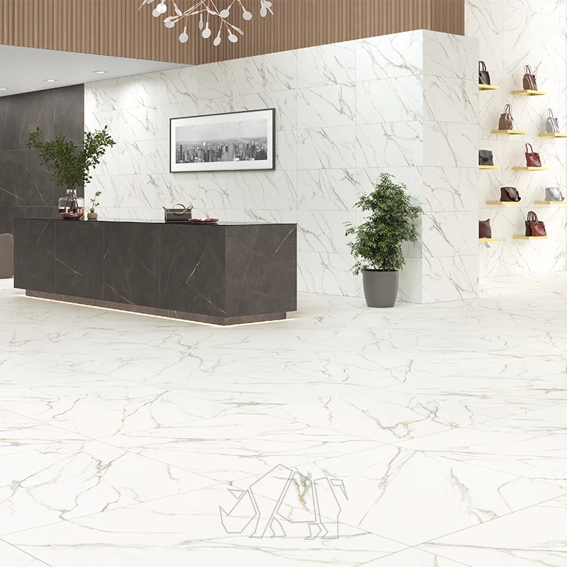 Ambiente de revestimento de porcelanato 1 x1