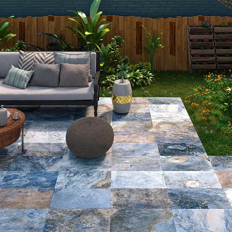 Porcelanato azul 60x60